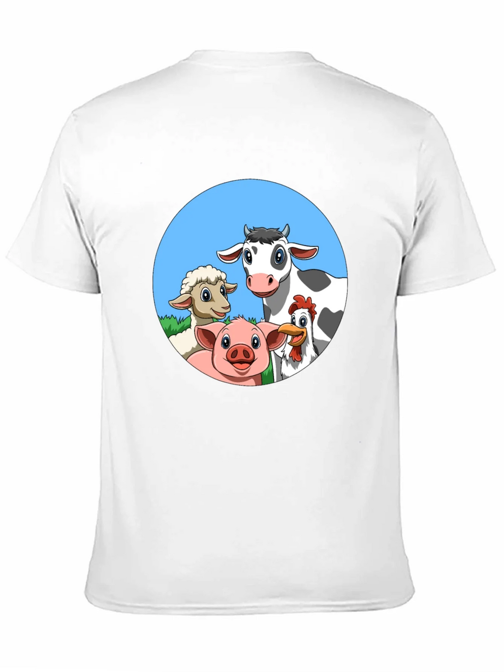 Farm Animal Cartoon T-Shirt product image 7