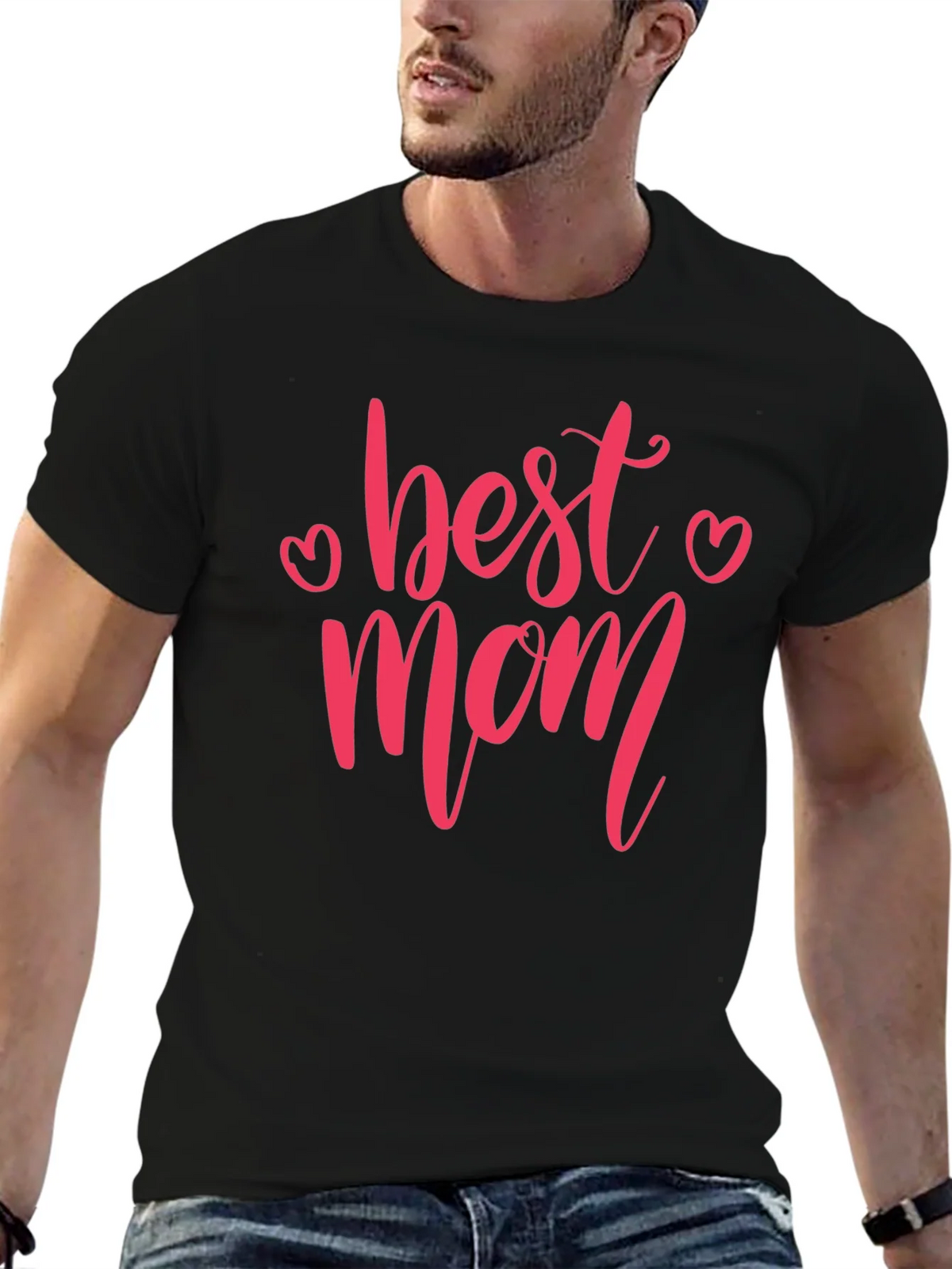 Best Mom Graphic Tee - Black T-Shirt product image 6