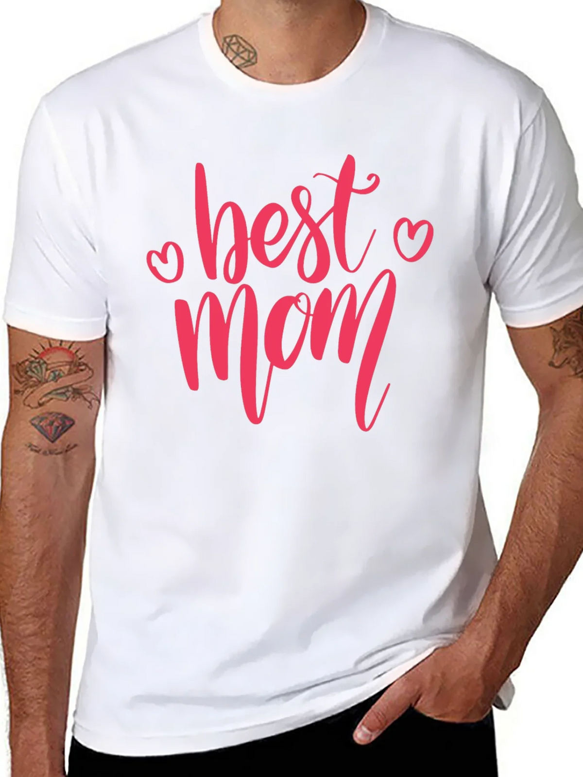 Best Mom Graphic Tee - Black T-Shirt product image 7