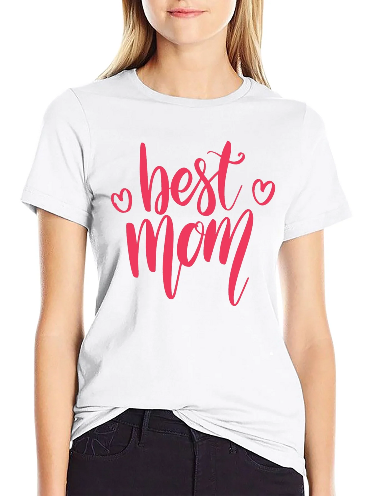 Best Mom Graphic Tee - Black T-Shirt product image 8