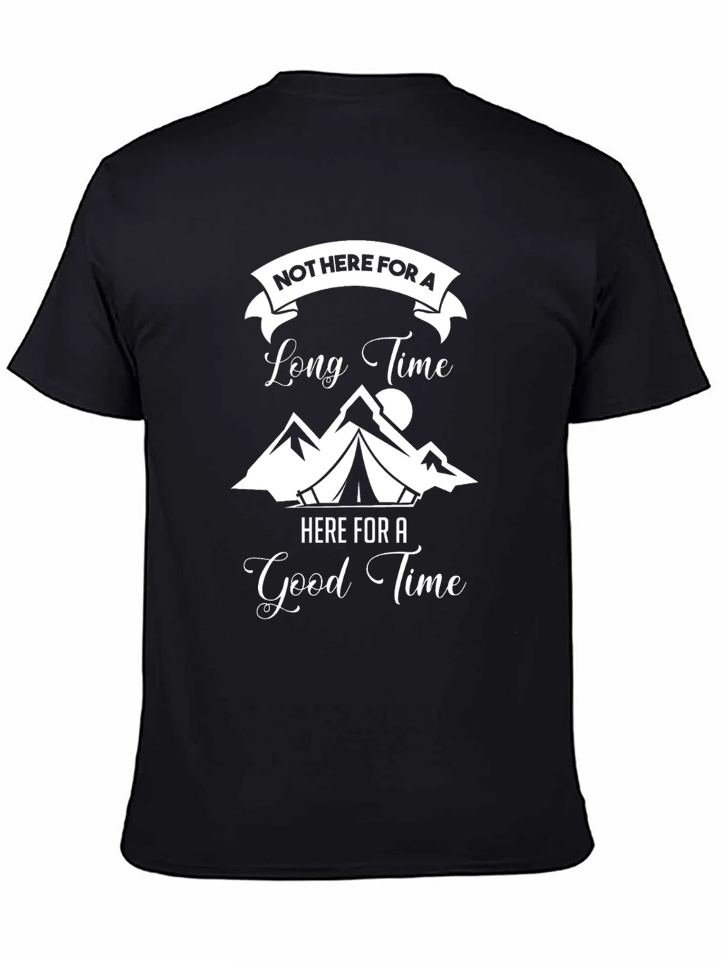 Not Here for a Long Time Black T-Shirt product image 4