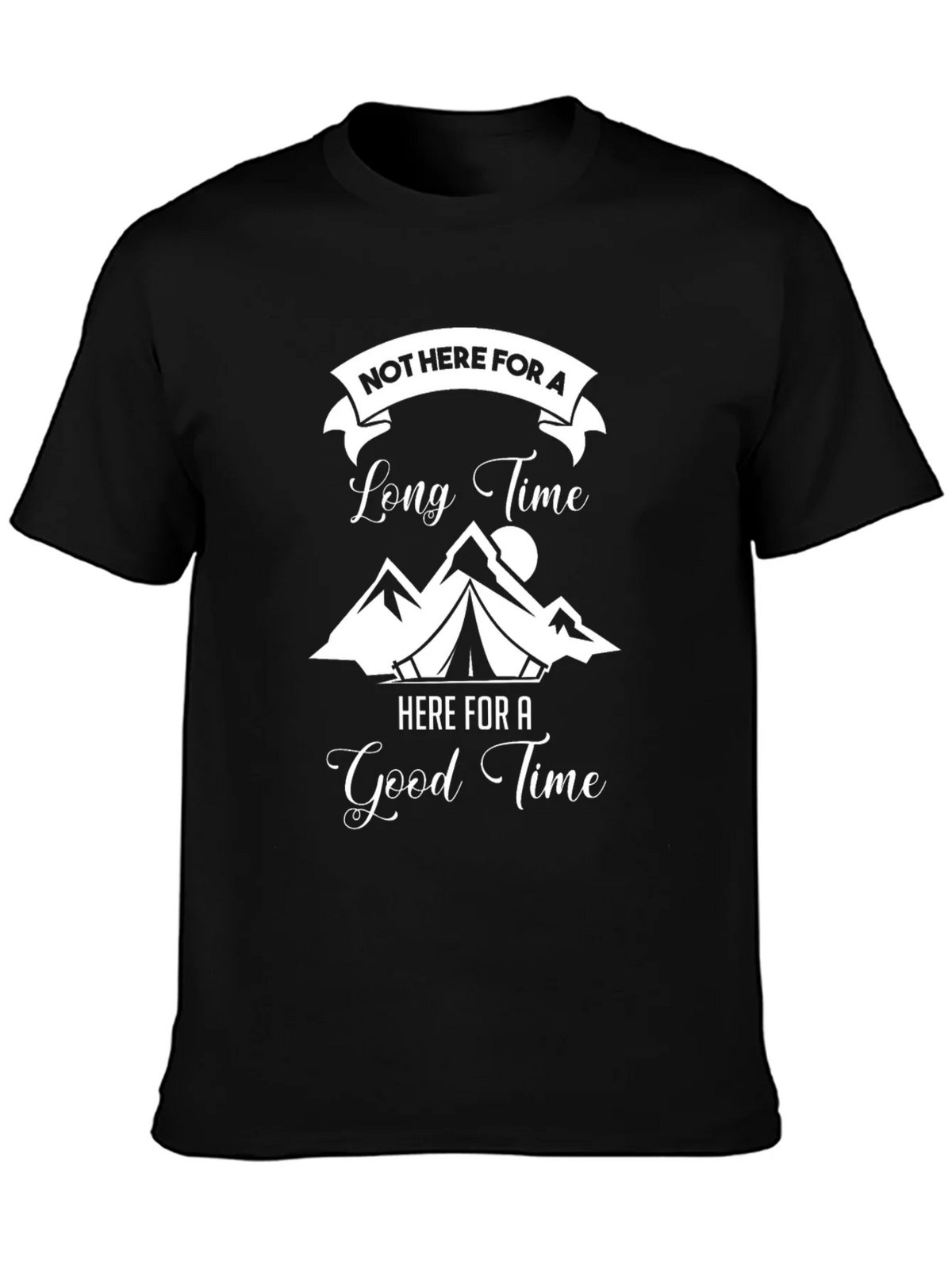 Not Here for a Long Time Black T-Shirt product image 3