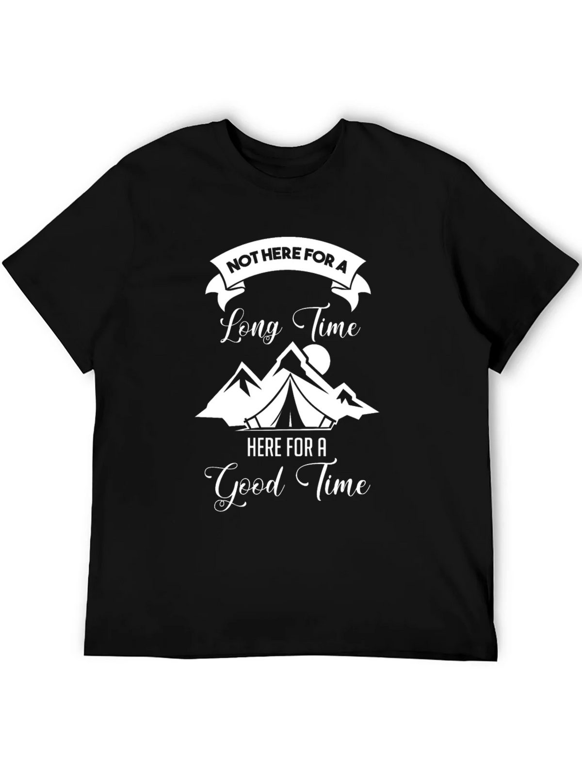 Not Here for a Long Time Black T-Shirt product image 5