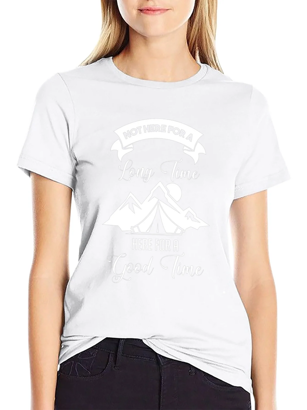 Not Here for a Long Time Black T-Shirt product image 8
