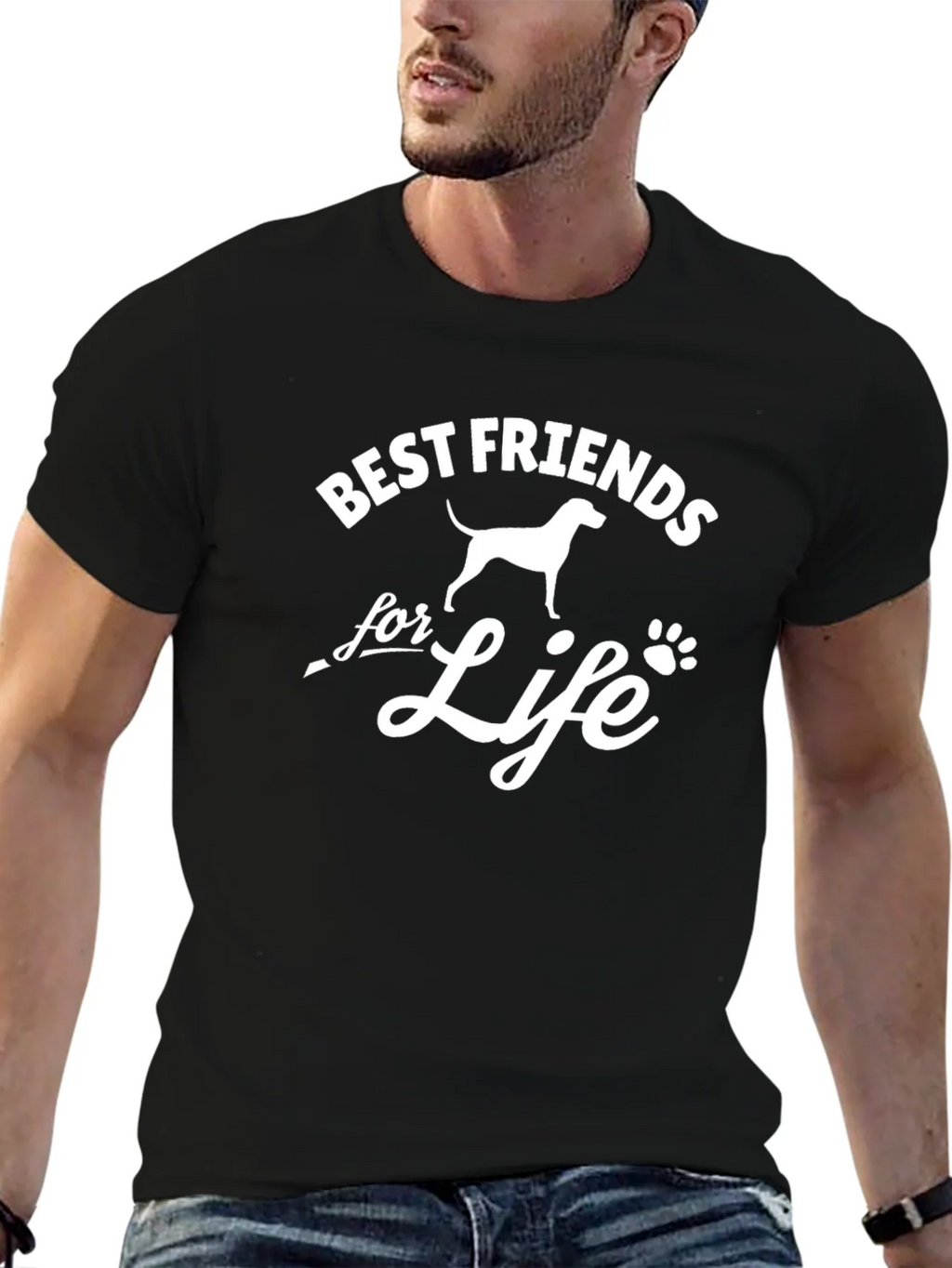 Best Friends for Life Dog T-Shirt product image 6