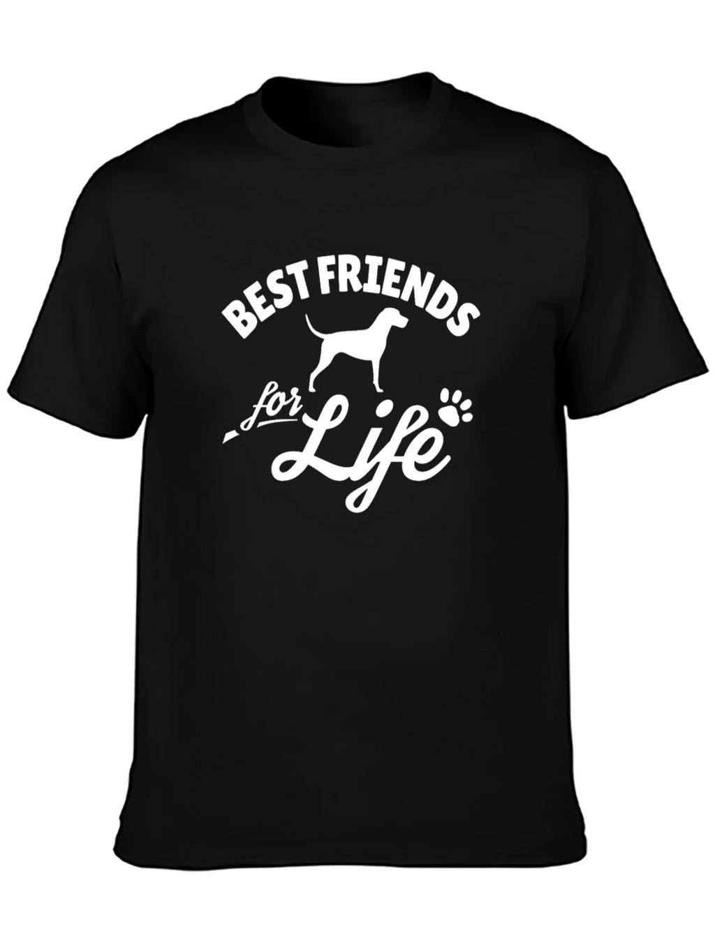Best Friends for Life Dog T-Shirt product image 3