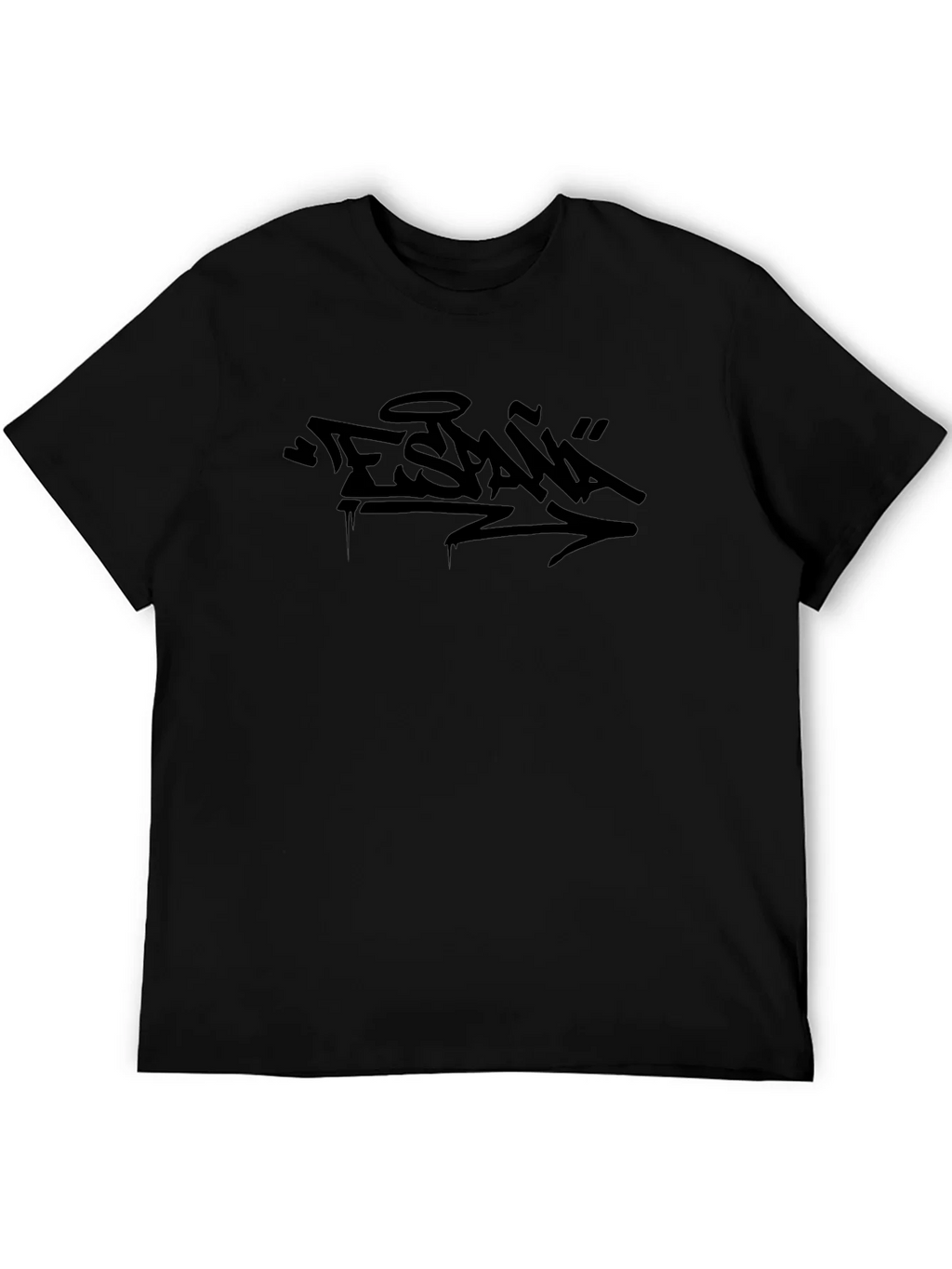 Urban Graffiti Style Black T-Shirt product image 5