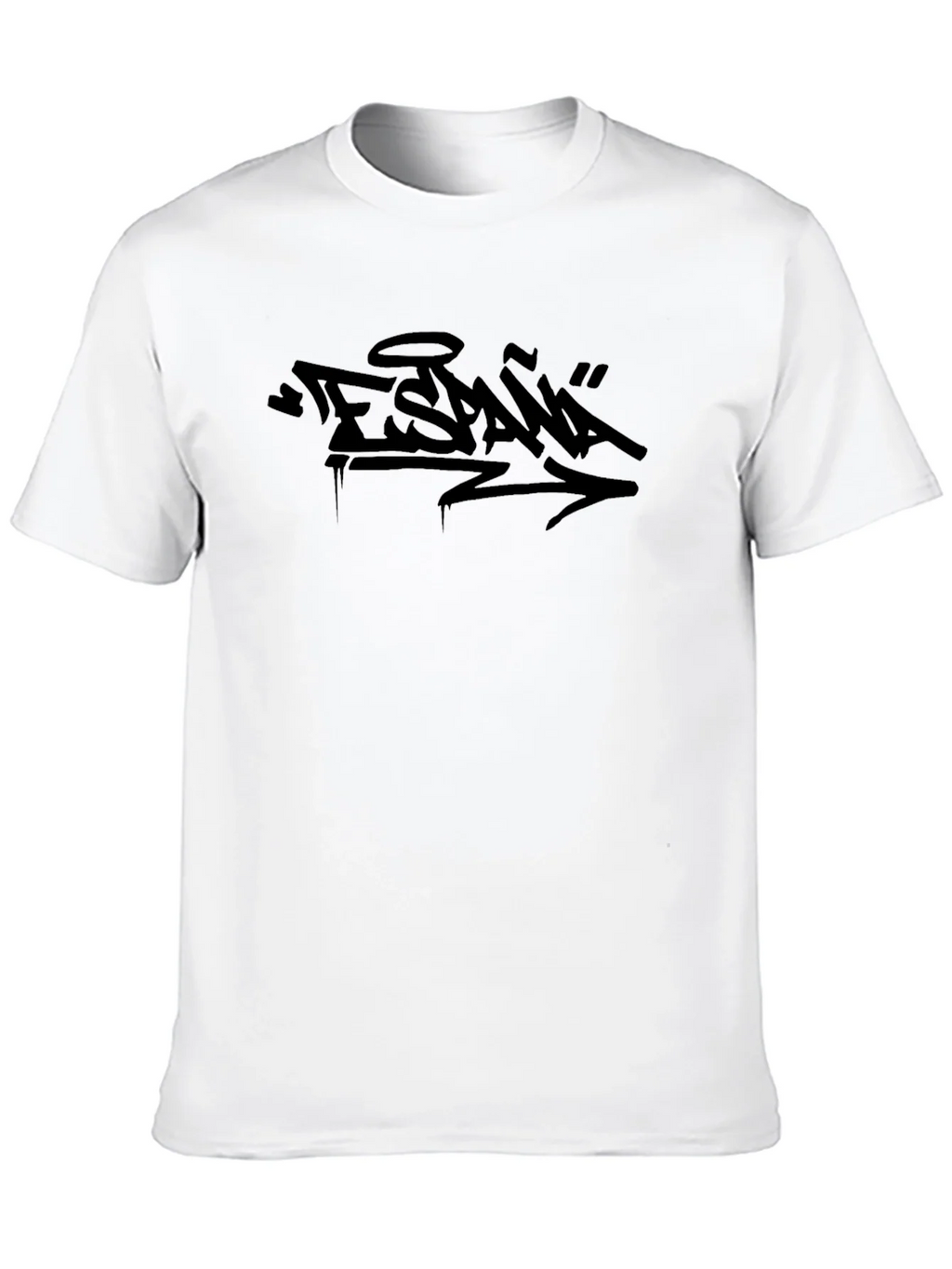 Urban Graffiti Style Black T-Shirt product image 9
