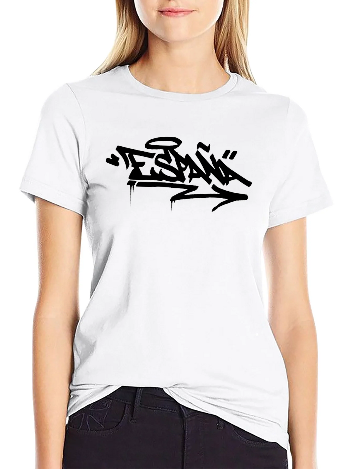Urban Graffiti Style Black T-Shirt product image 8