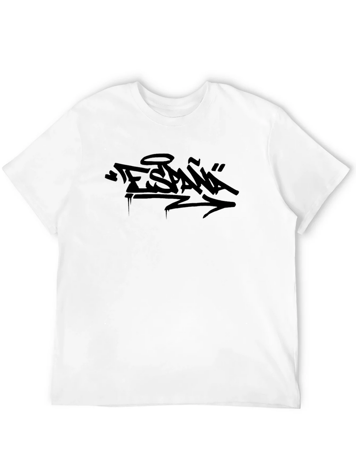 Urban Graffiti Style Black T-Shirt product image 11
