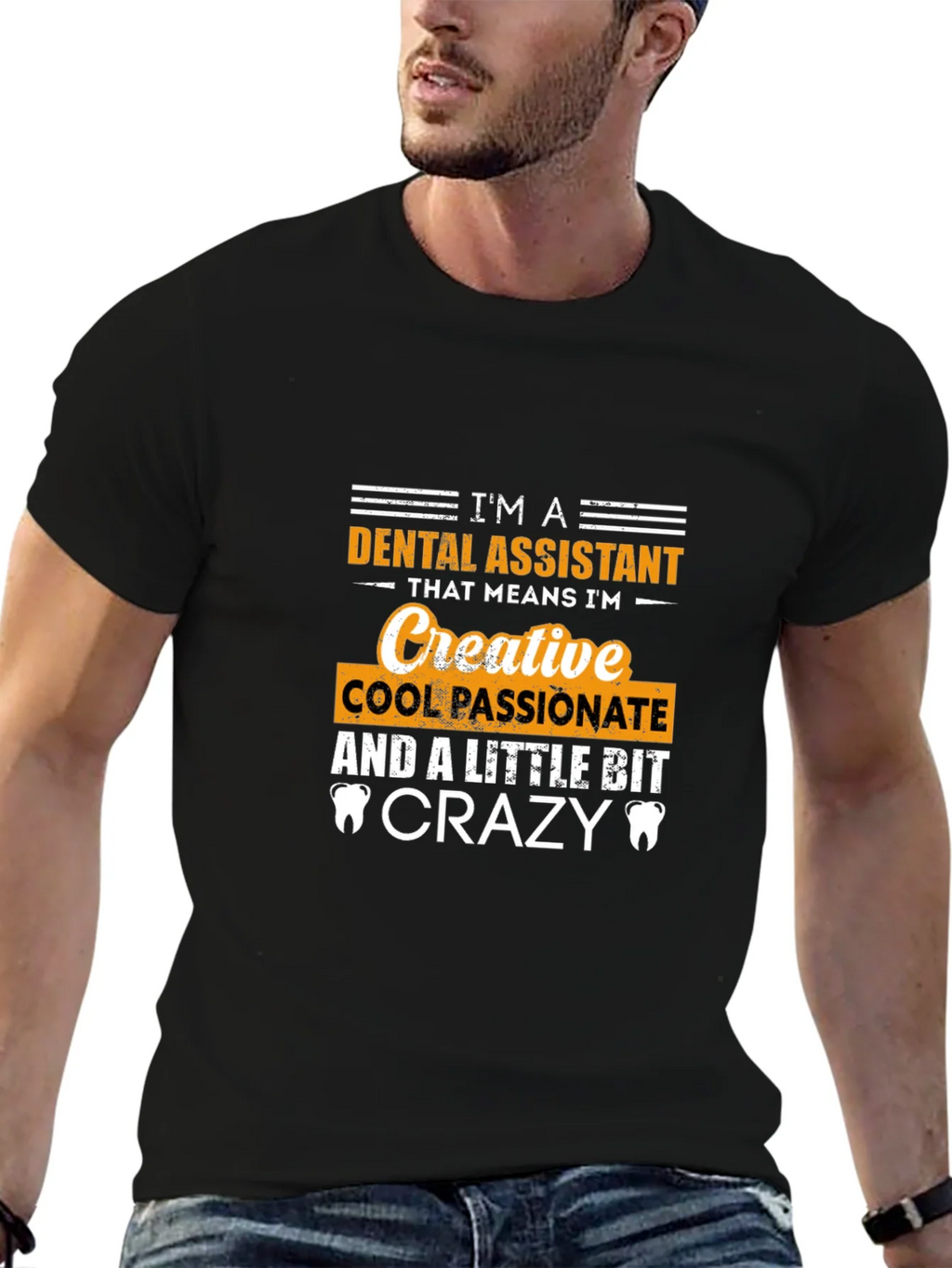 Dental Assistant Creative Crazy T-Shirt product image 6