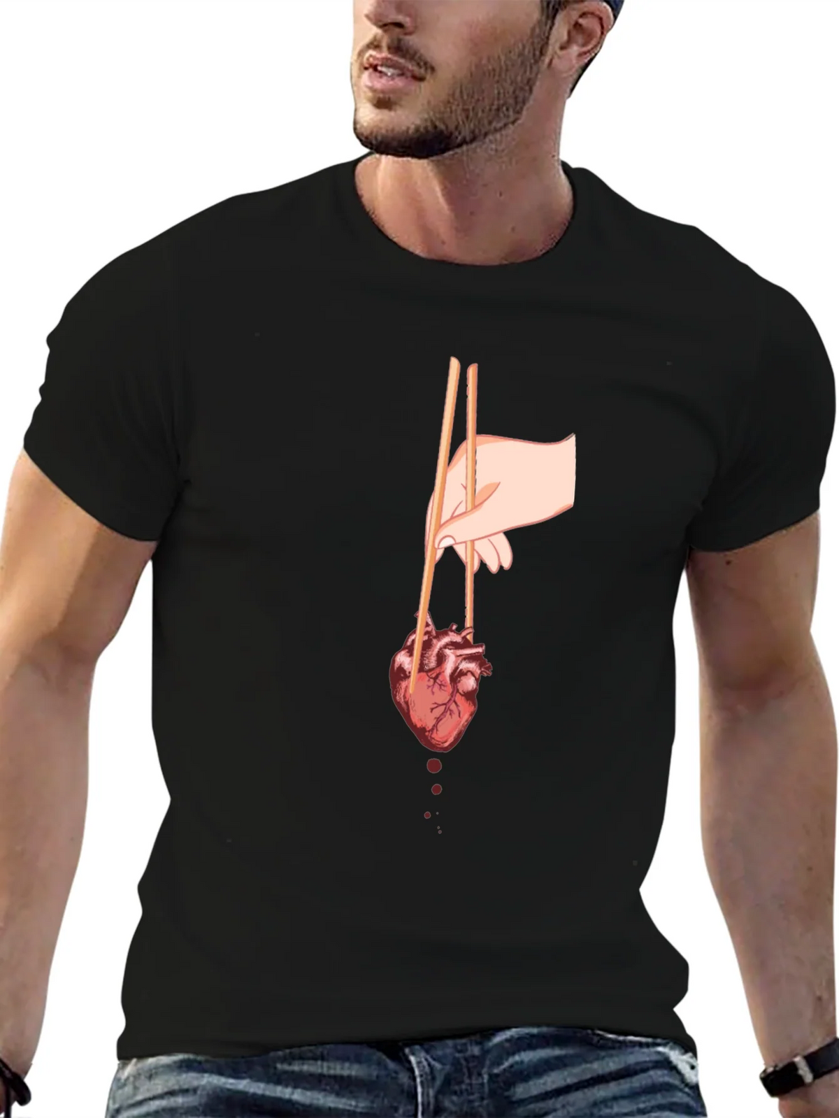 Anatomical Heart Sushi T-Shirt product image 5
