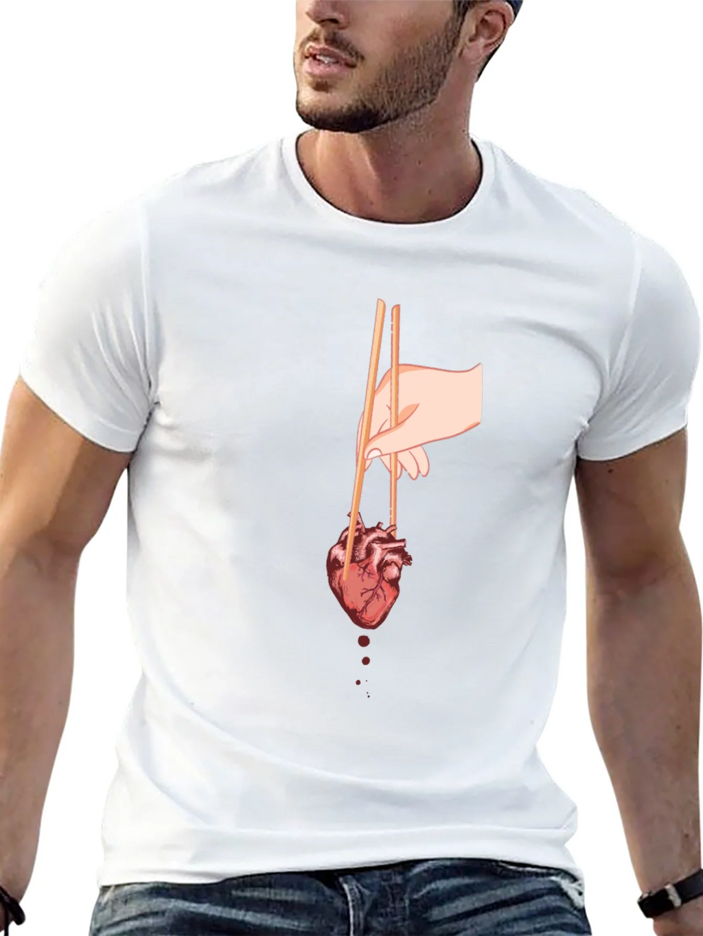 Anatomical Heart Sushi T-Shirt product image 9