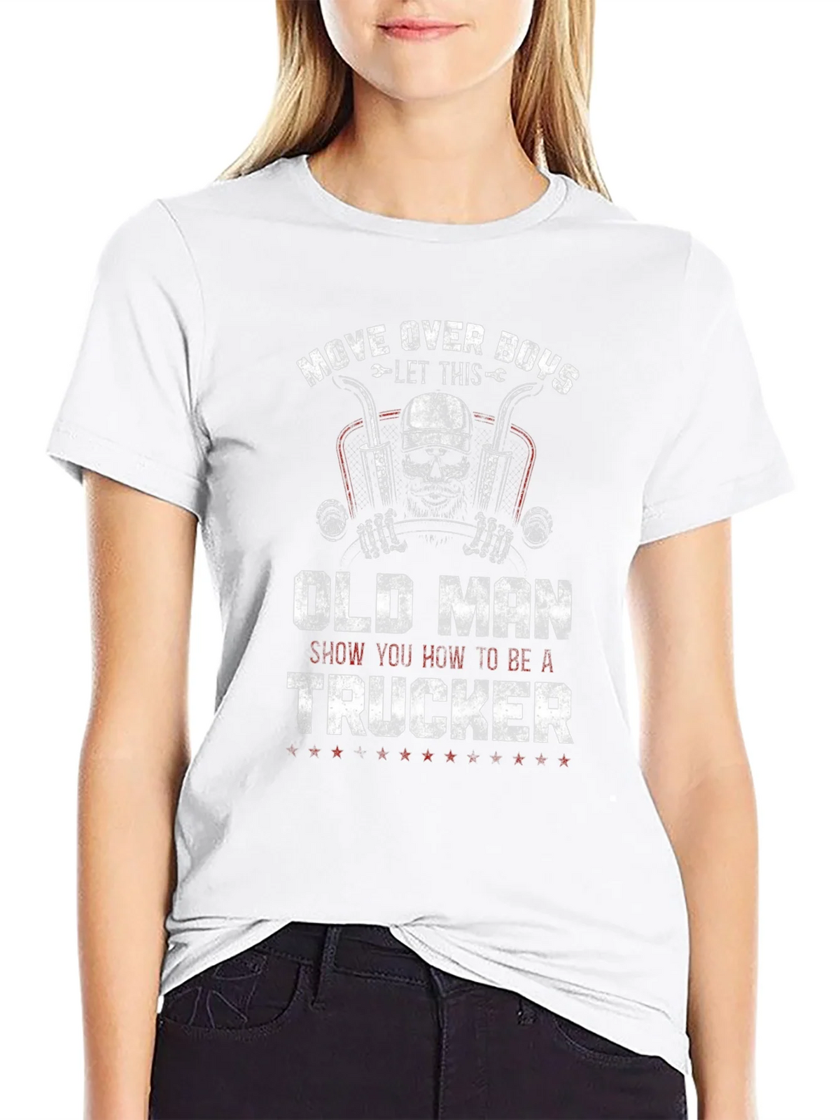 Old Man Trucker T-Shirt - Move Over Boys! product image 8