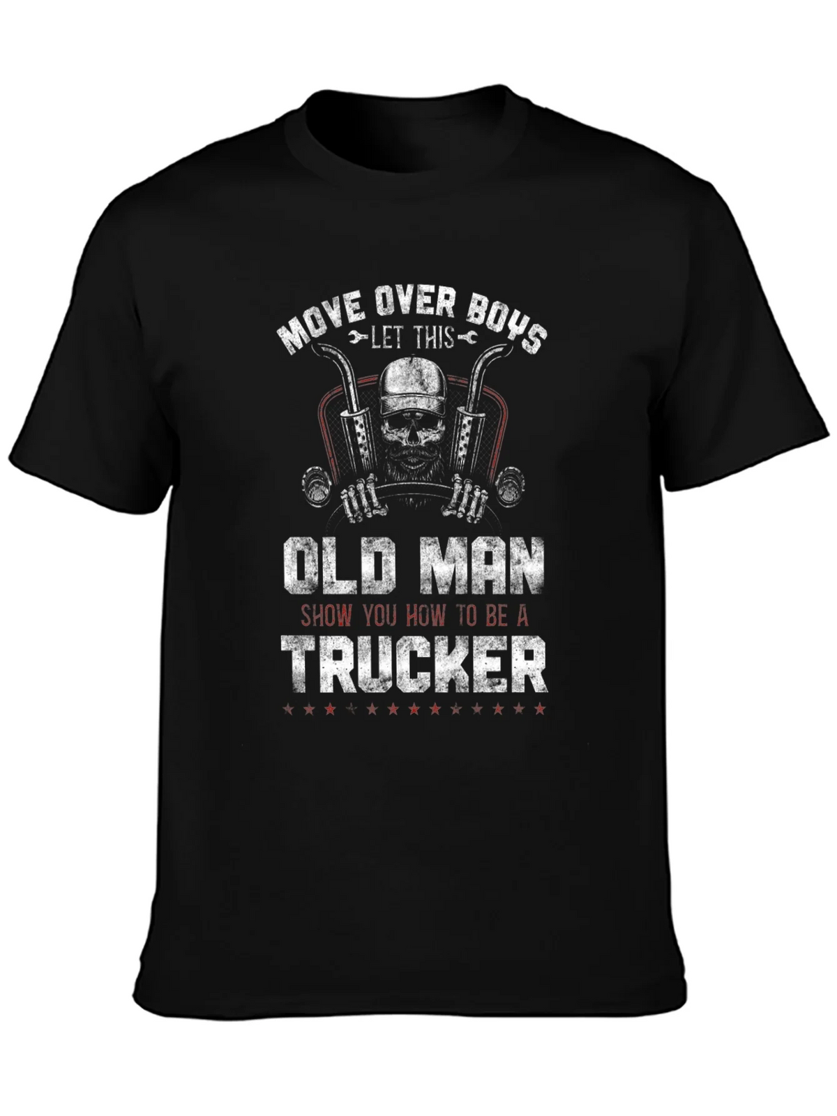Old Man Trucker T-Shirt - Move Over Boys! product image 3