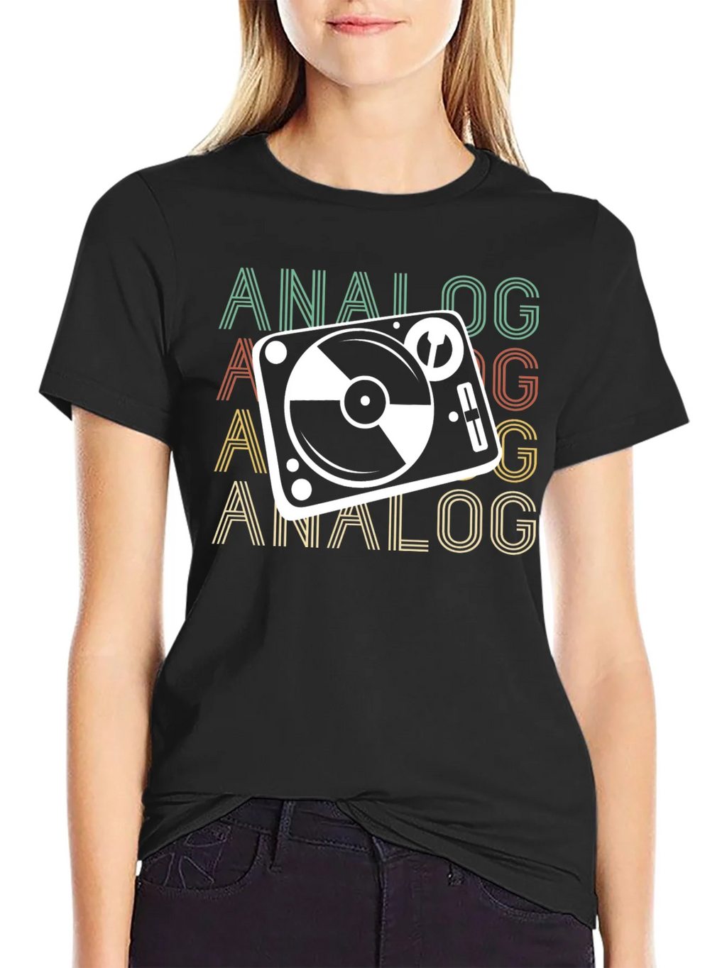 Retro Analog Turntable T-Shirt product image 2