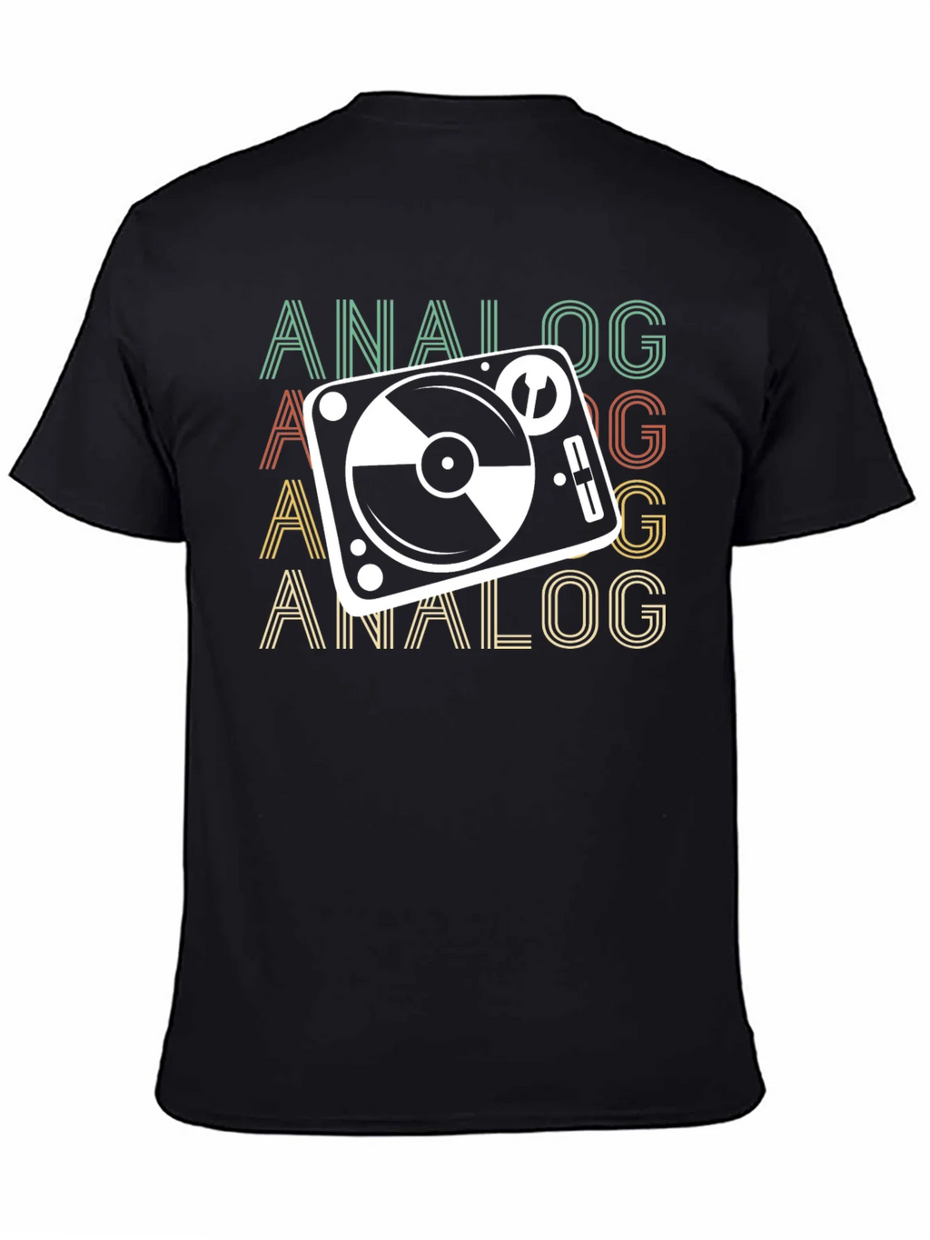 Retro Analog Turntable T-Shirt product image 4