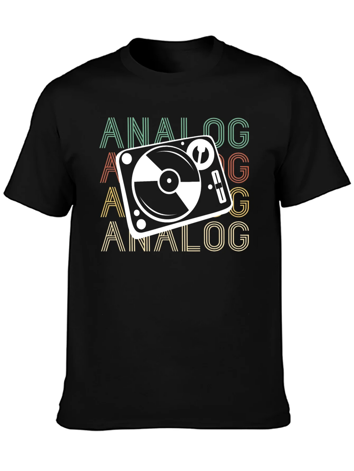 Retro Analog Turntable T-Shirt product image 3