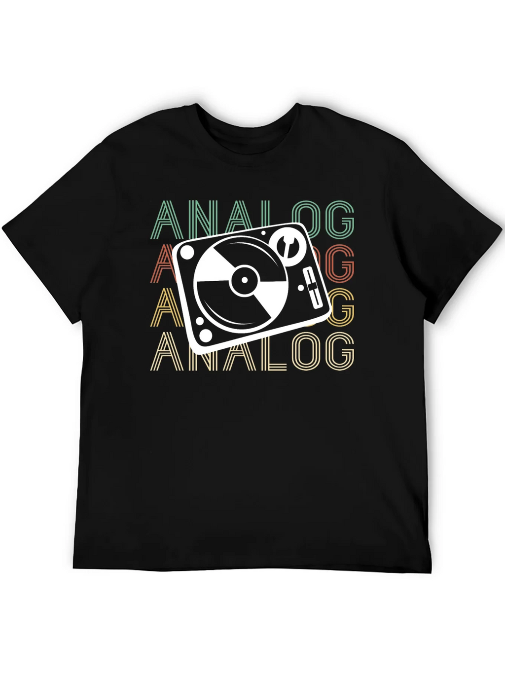Retro Analog Turntable T-Shirt product image 5
