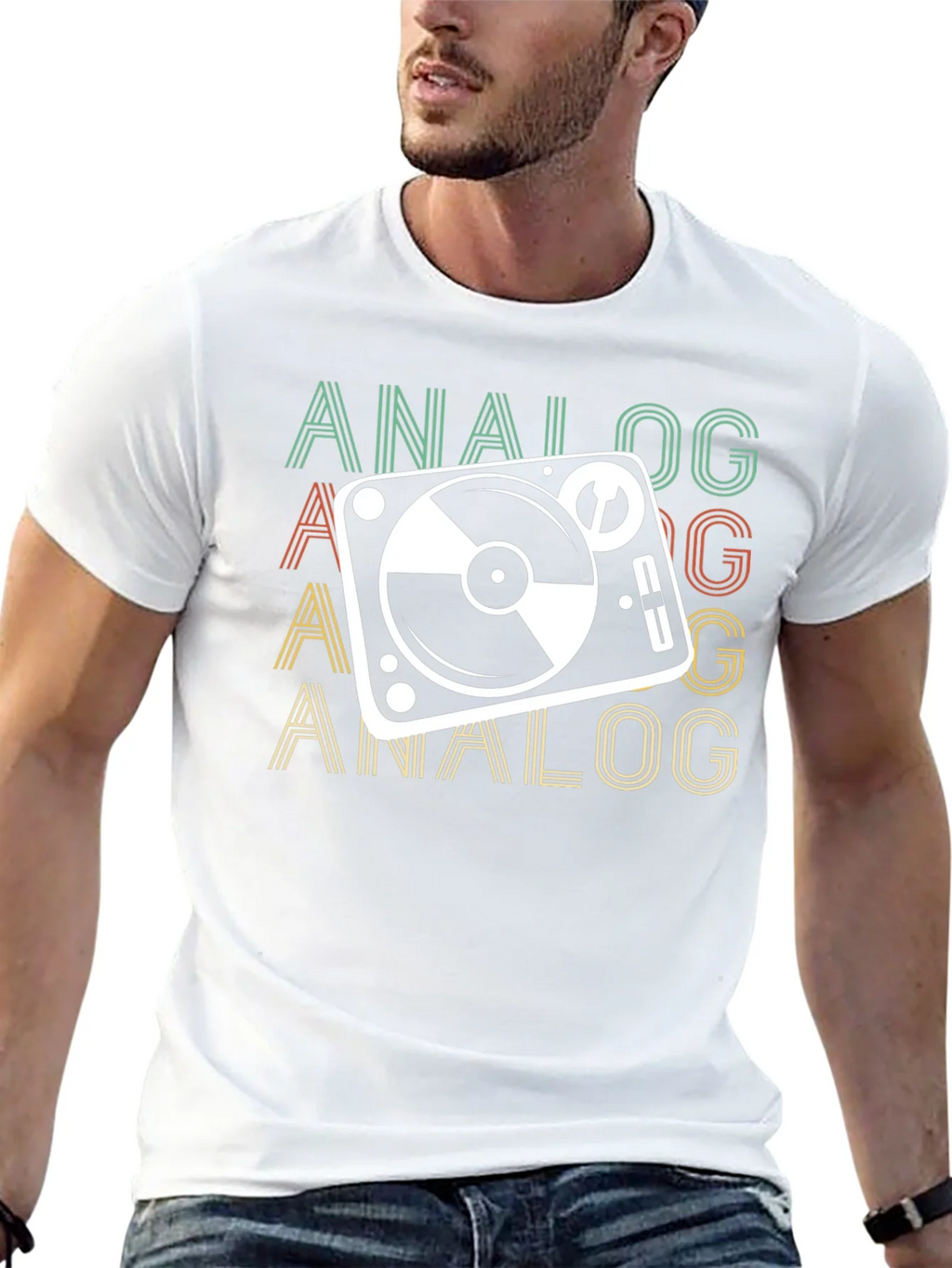 Retro Analog Turntable T-Shirt product image 12