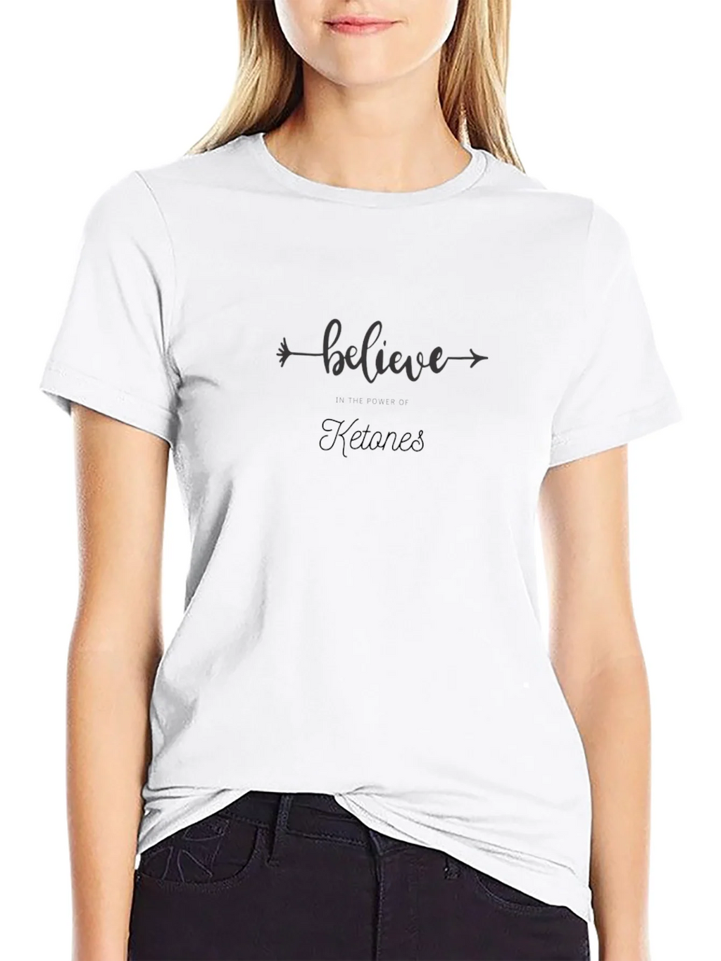 Believe in Your Ketones Black T-Shirt product image 4