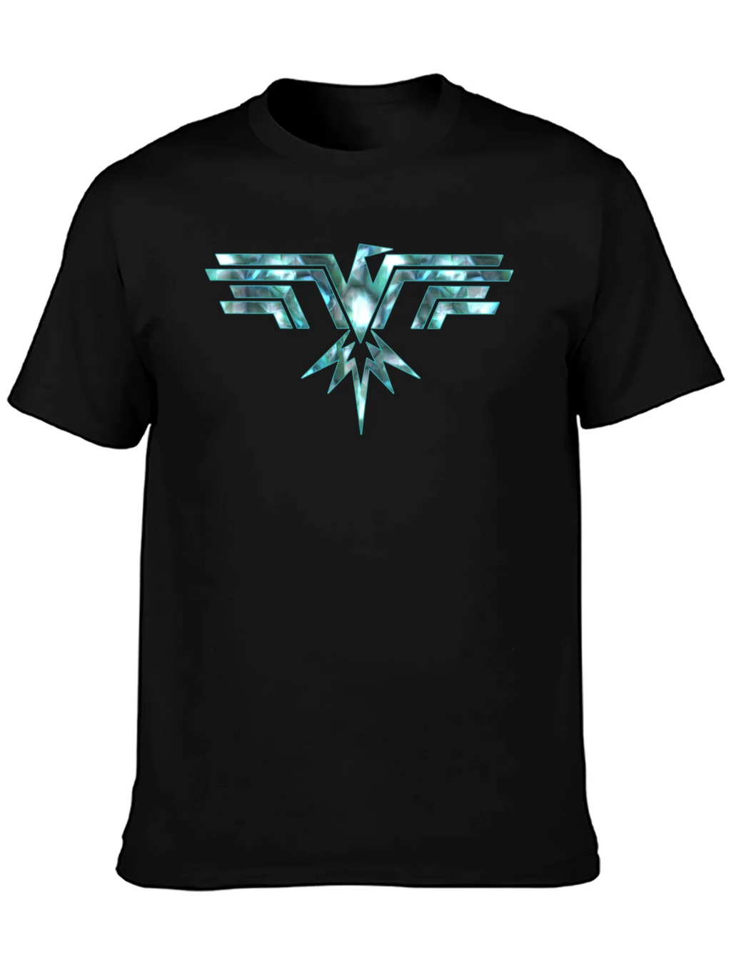 Abstract Eagle Graphic Black T-Shirt product image 3