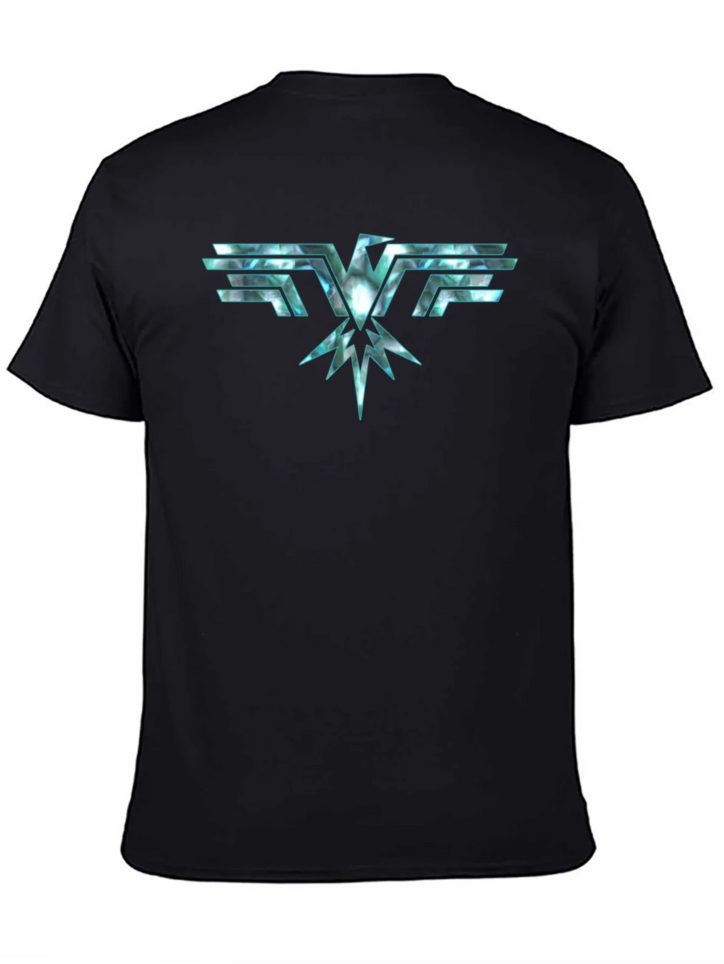 Abstract Eagle Graphic Black T-Shirt product image 4