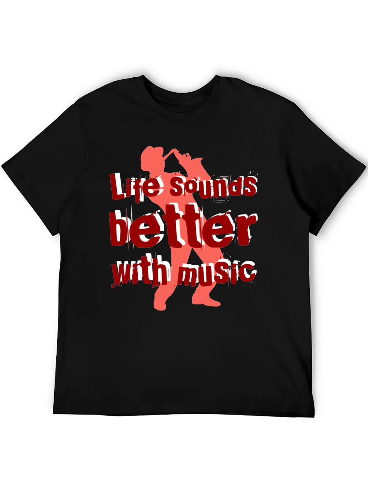 Life Sounds Better with Music Graphic Tee product image 5