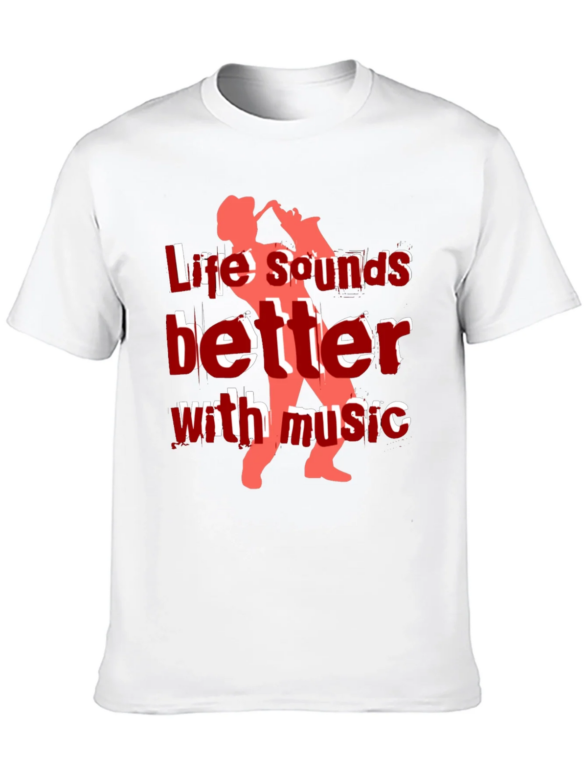 Life Sounds Better with Music Graphic Tee product image 9