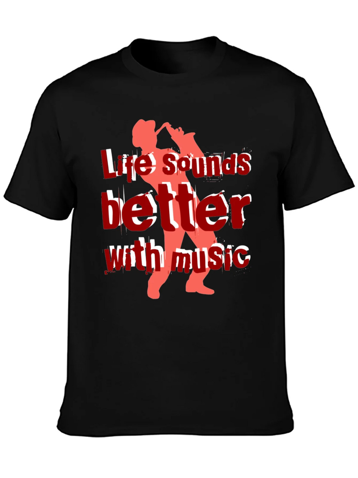Life Sounds Better with Music Graphic Tee product image 3
