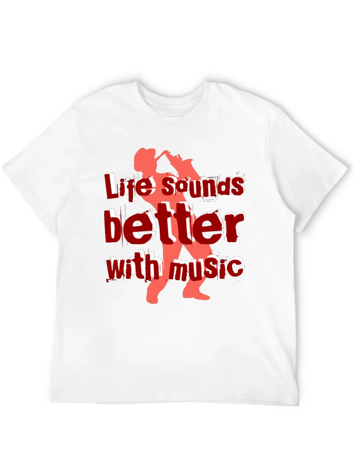 Life Sounds Better with Music Graphic Tee product image 11