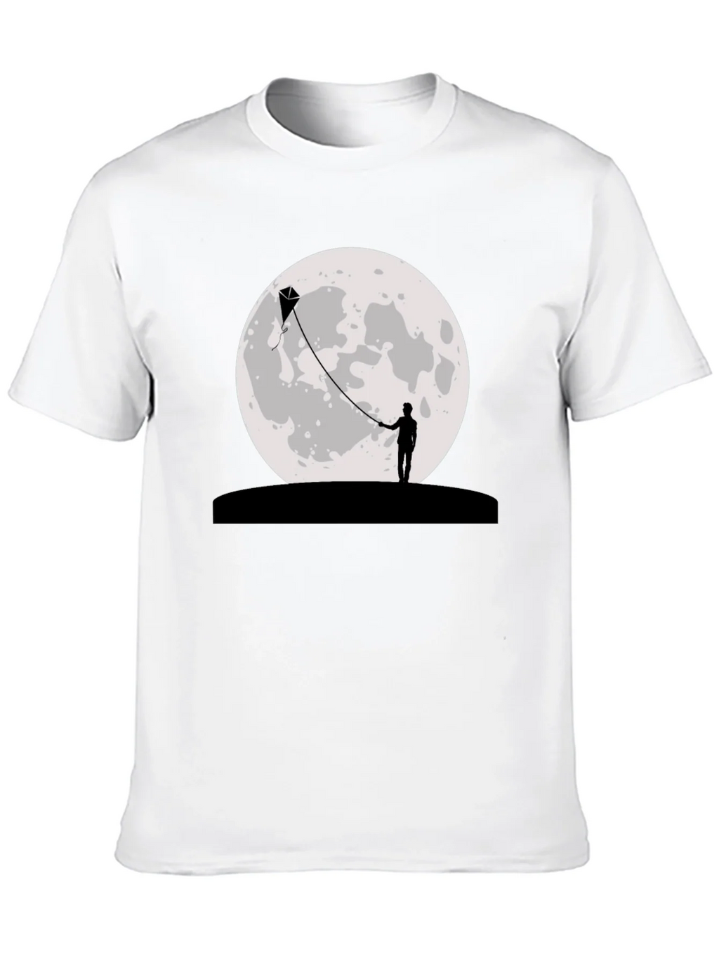 Moon Kite Black T-Shirt product image 9