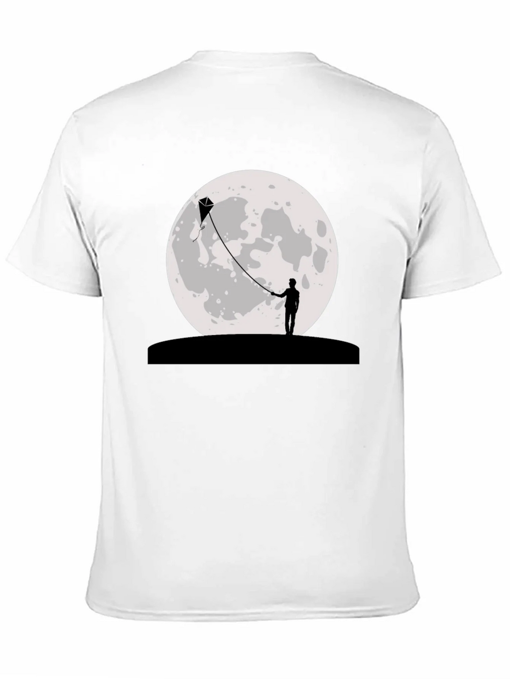 Moon Kite Black T-Shirt product image 10