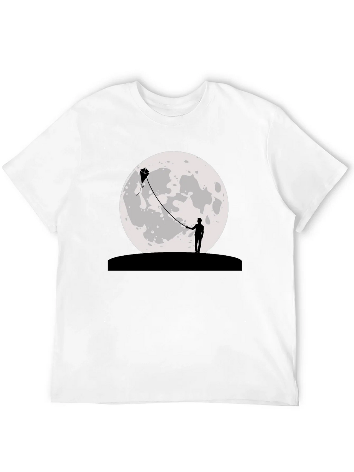 Moon Kite Black T-Shirt product image 11