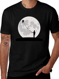 Moon Kite Black T-Shirt product image 1