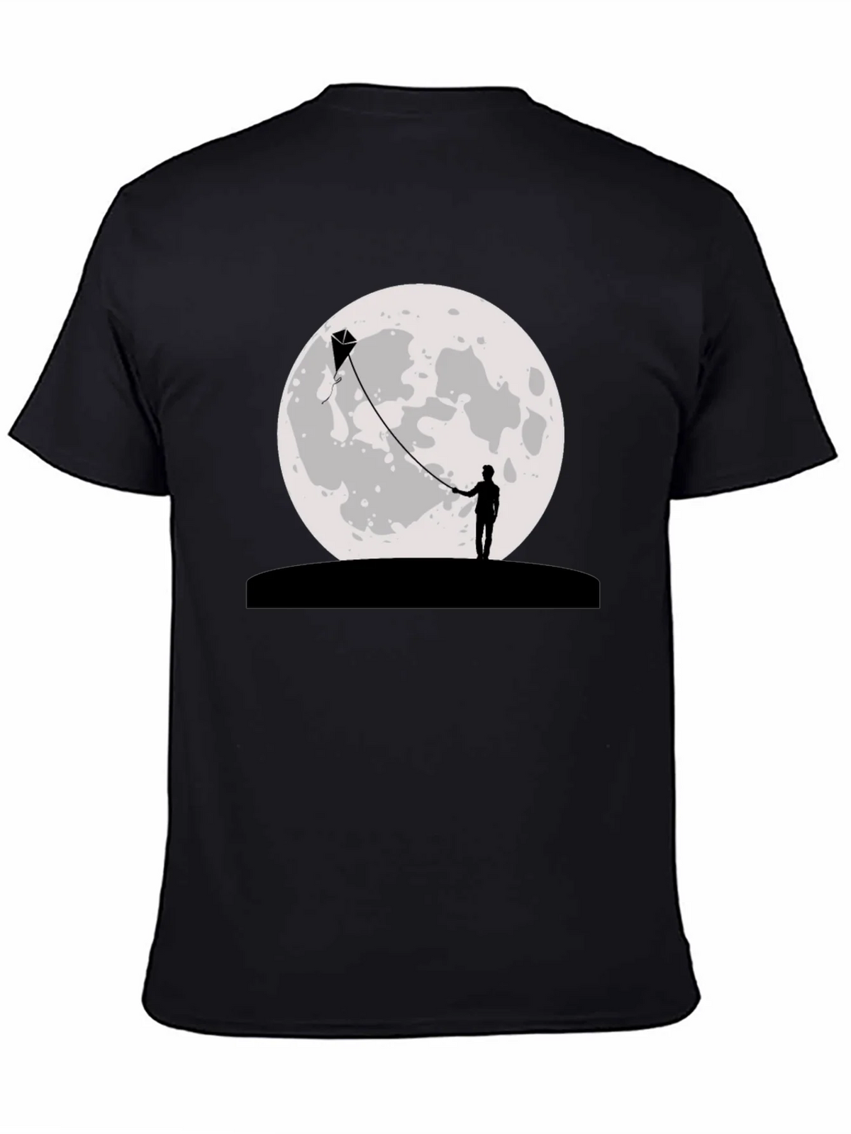 Moon Kite Black T-Shirt product image 4