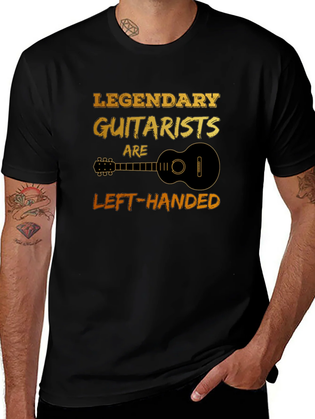 Legendary Guitarists Left-Handed Graphic T-Shirt product image 1