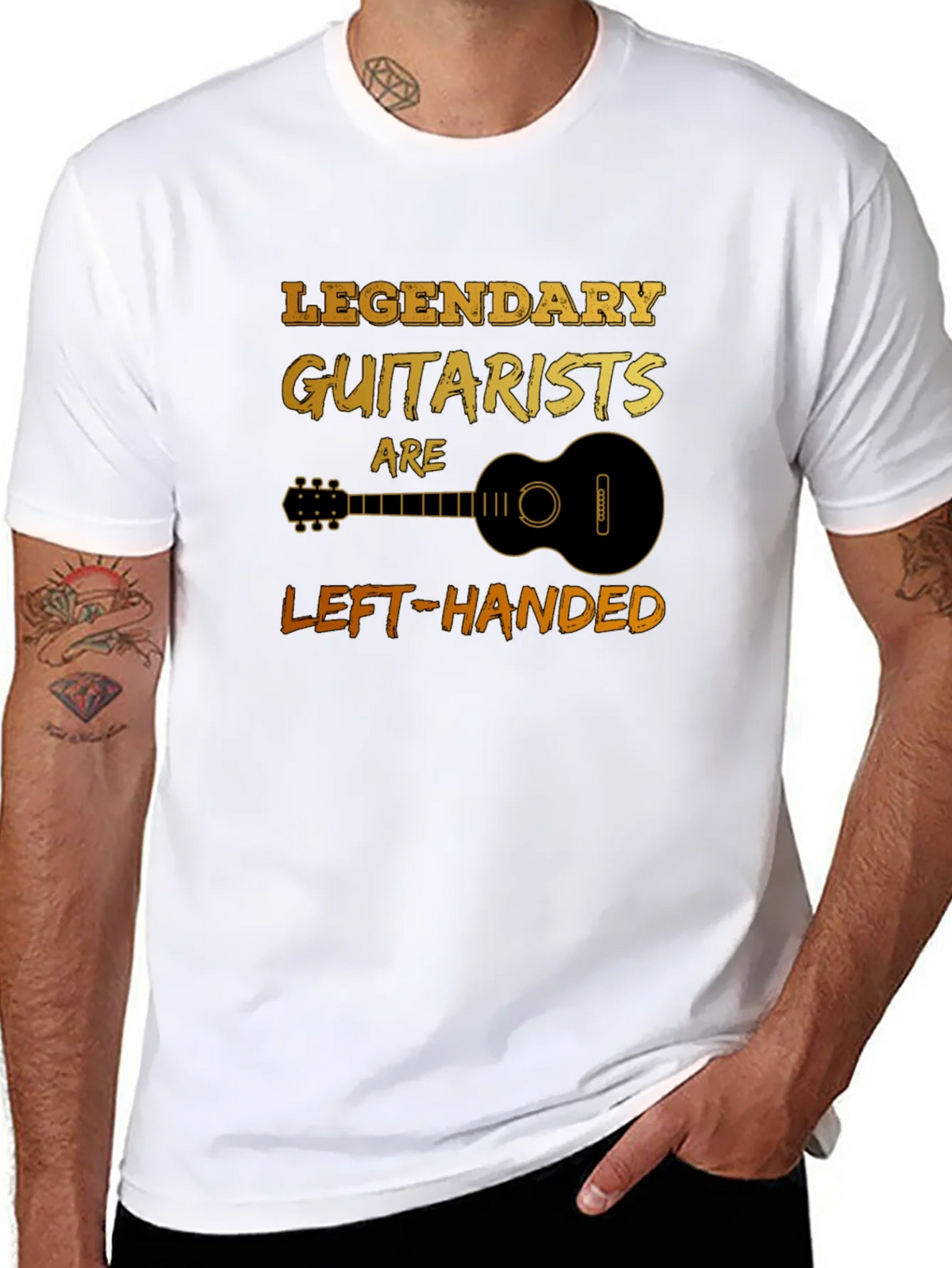 Legendary Guitarists Left-Handed Graphic T-Shirt product image 6