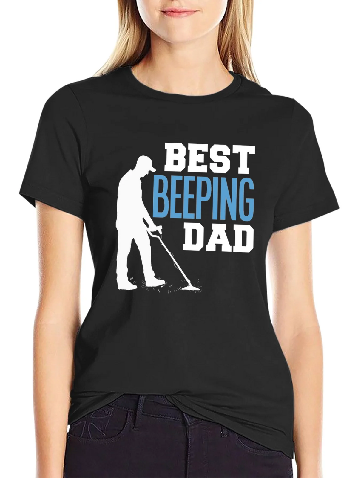 Best Beeping Dad T-Shirt - Metal Detecting Gift product image 2