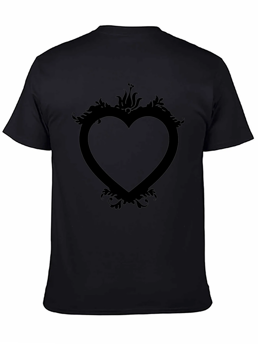 Heart Frame Graphic Tee - Modern Style product image 2