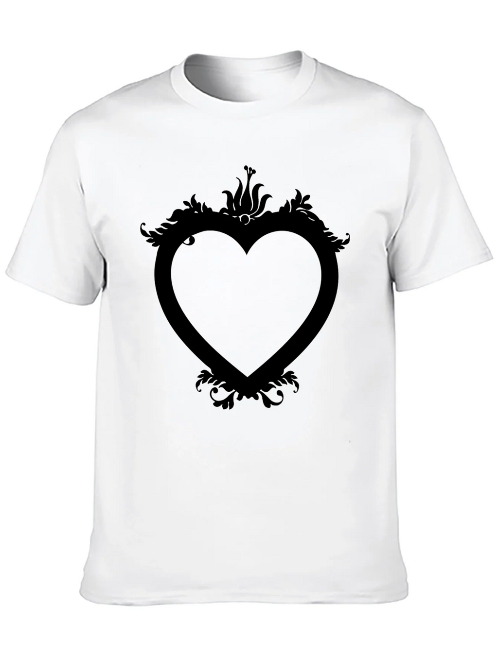 Heart Frame Graphic Tee - Modern Style product image 5