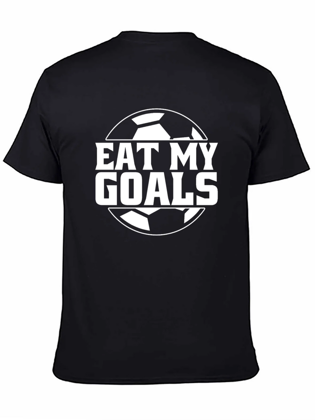 Eat My Goals Soccer T-Shirt - Black Graphic Tee product image 4