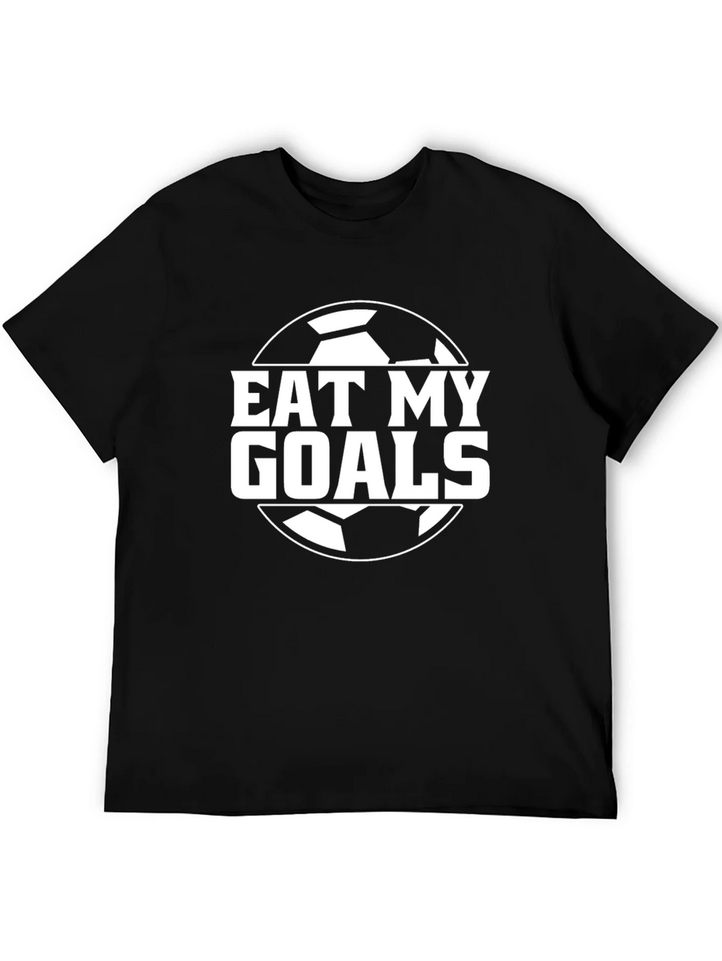 Eat My Goals Soccer T-Shirt - Black Graphic Tee product image 5