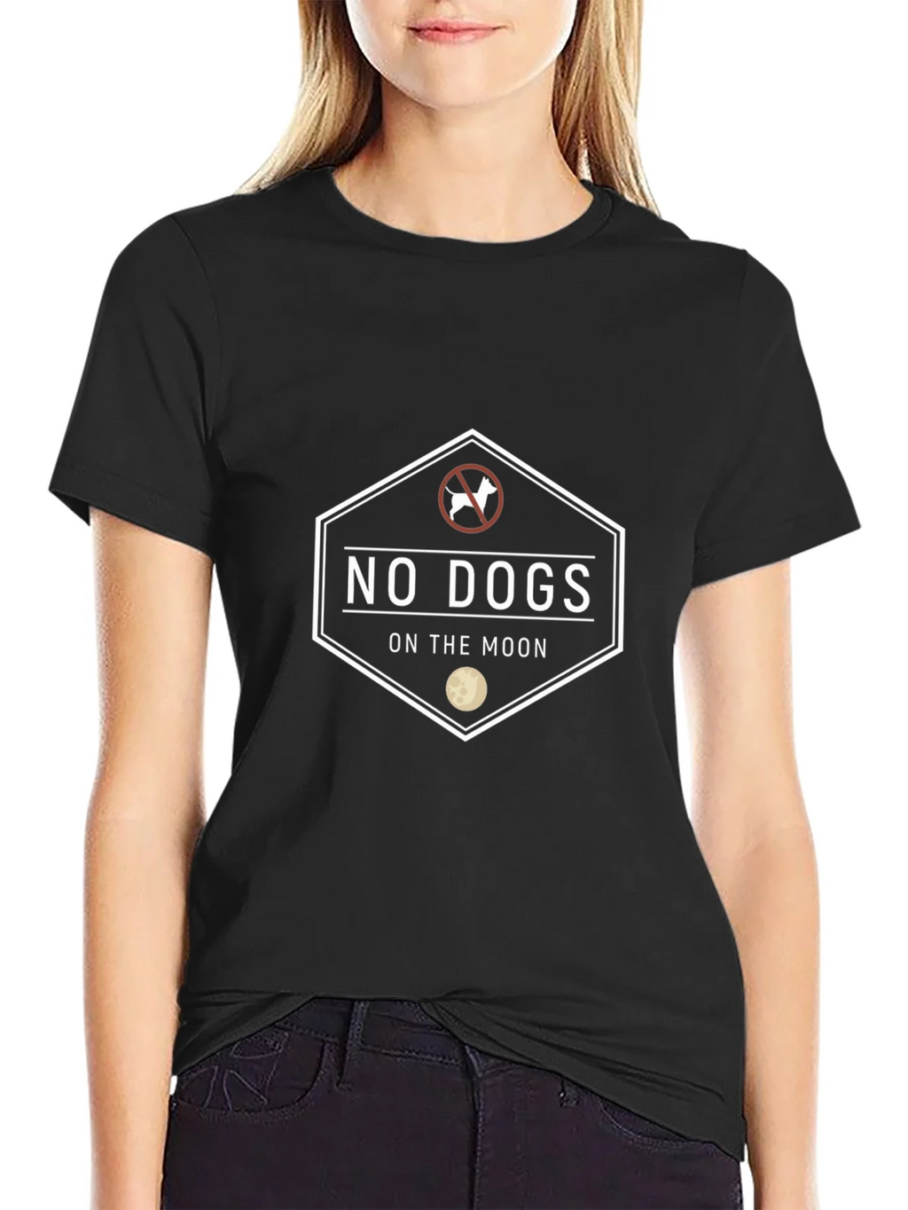 No Dogs on the Moon Graphic T-Shirt product image 2