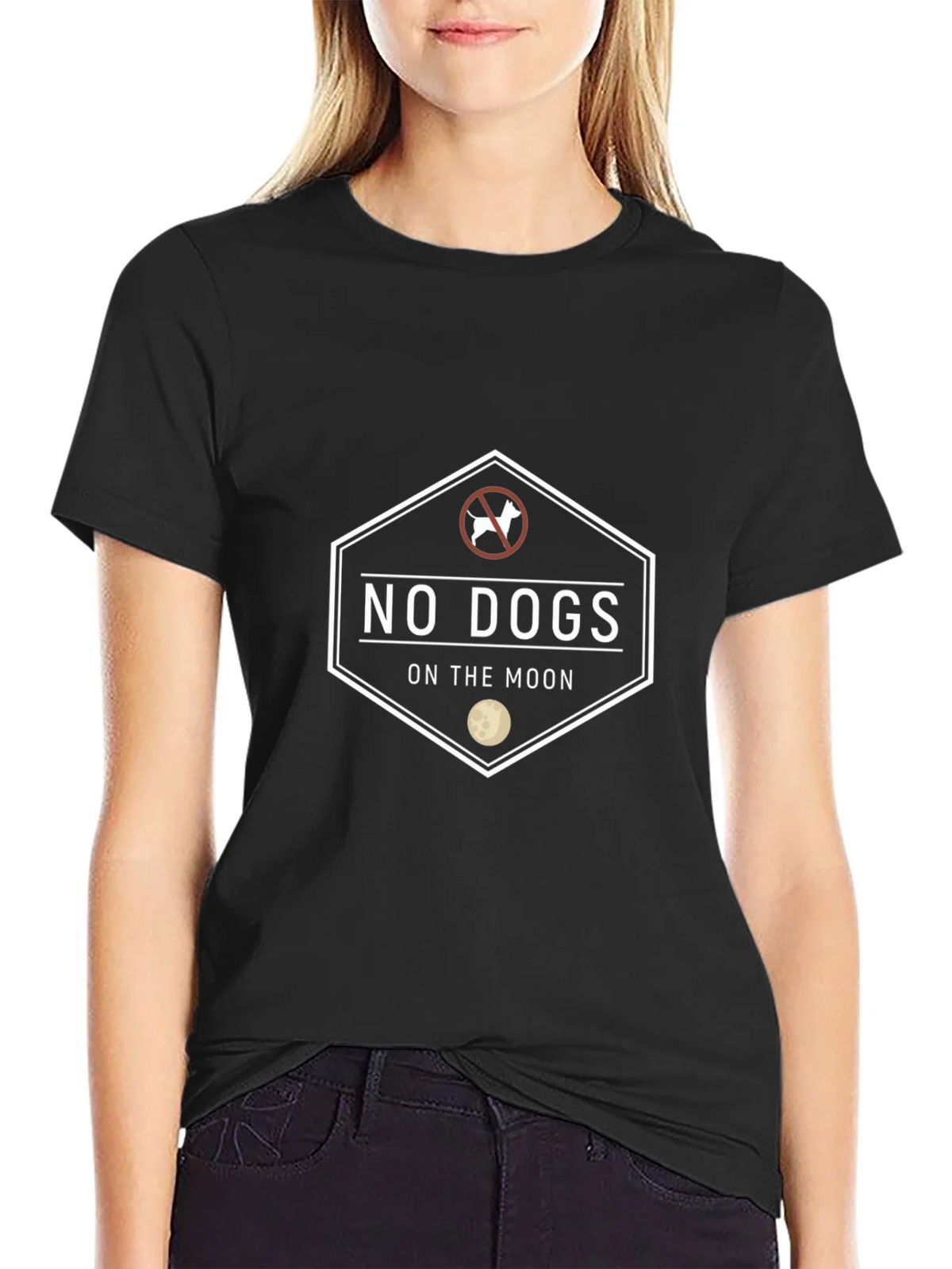 No Dogs on the Moon Graphic T-Shirt product image 2