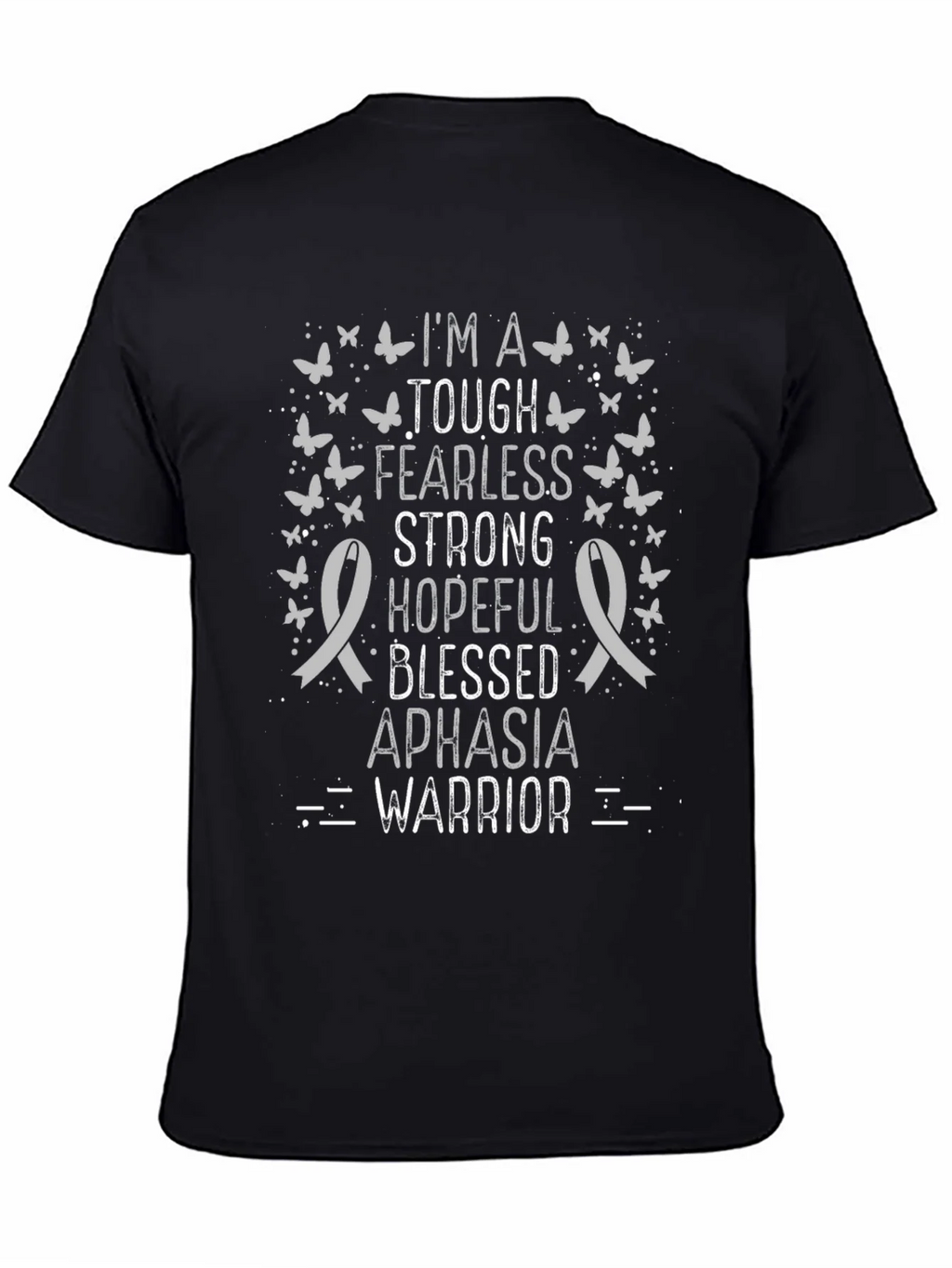 Aphasia Warrior T-Shirt - Tough Fearless Strong product image 4