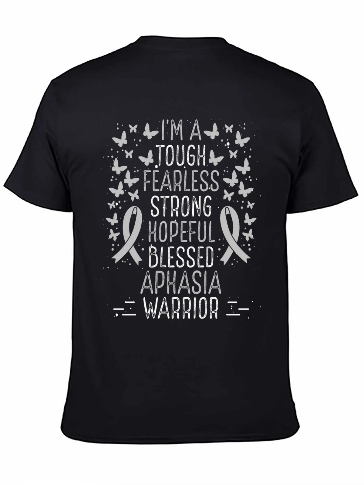 Aphasia Warrior T-Shirt - Tough Fearless Strong product image 4