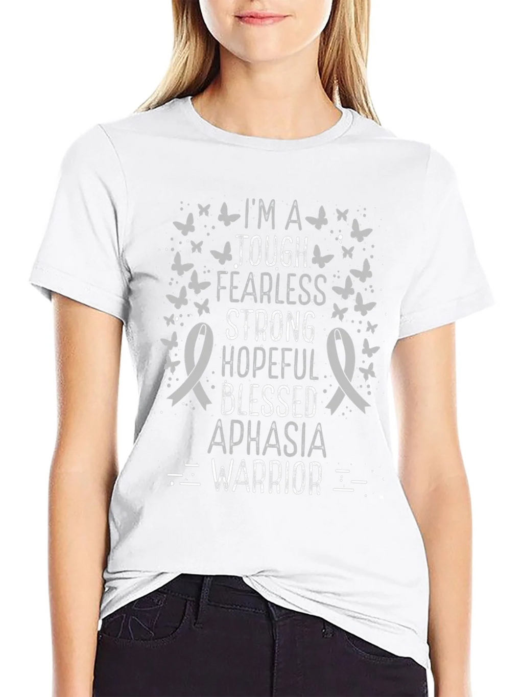 Aphasia Warrior T-Shirt - Tough Fearless Strong product image 8