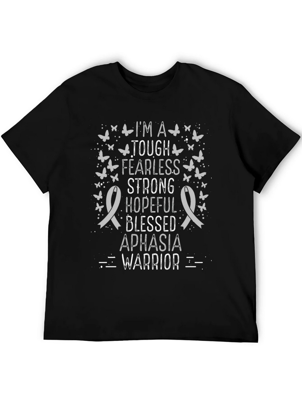 Aphasia Warrior T-Shirt - Tough Fearless Strong product image 5