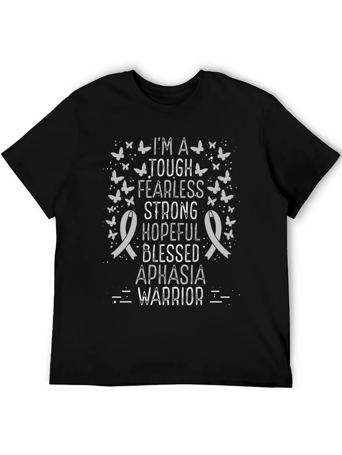 Aphasia Warrior T-Shirt - Tough Fearless Strong product image 5